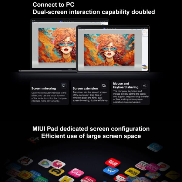 Xiaomi Pad 6 Max 14 pulgadas, MIUI 14 OS Qualcomm Snapdragon 8+ 4nm Octa Core, 10000mAh Batería - Imagen 17