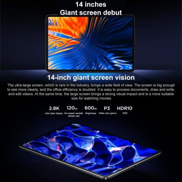 Xiaomi Pad 6 Max 14 pulgadas, MIUI 14 OS Qualcomm Snapdragon 8+ 4nm Octa Core, 10000mAh Batería - Imagen 4
