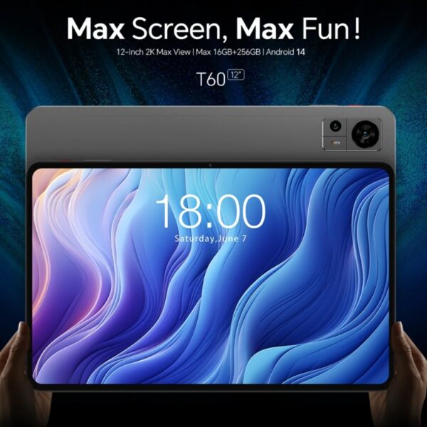 Tablet PC Teclast T60 4G LTE de 12 pulgadas, Android 13 Unisoc T616 Octa Core, compatible con Dual SIM - Imagen 4