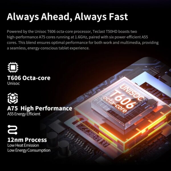 Tablet PC Teclast T50HD de 11 pulgadas, Android 14 Unisoc T606 Octa Core, 4G LTE Dual SIM - Imagen 13