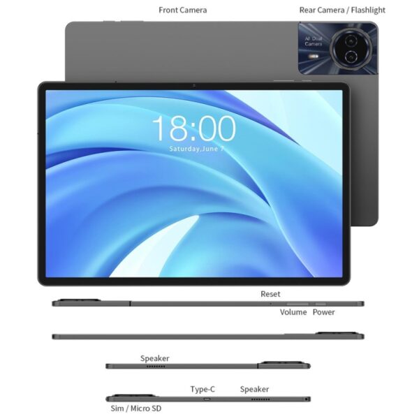 Tablet PC Teclast T50HD de 11 pulgadas, Android 14 Unisoc T606 Octa Core, 4G LTE Dual SIM - Imagen 27