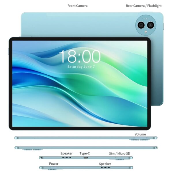 Tablet PC Teclast P50 de 11 pulgadas, Android 14 Unisoc T606 Octa Core, 4G LTE Dual SIM - Imagen 24