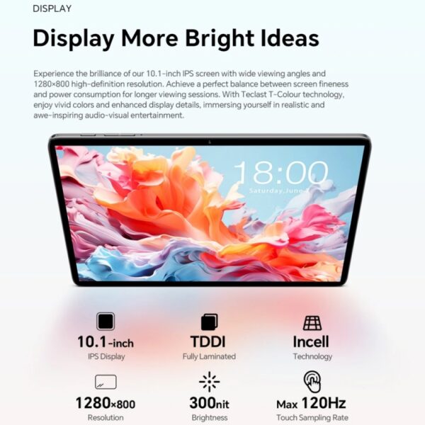 Tablet PC Teclast P30T de 10,1 pulgadas WiFi6, Android 14 Allwinner A523 Octa Core - Imagen 5