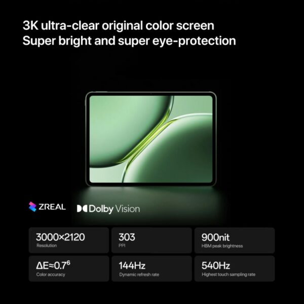 Tableta OnePlus Pad Pro de 12,1 pulgadas, ColorOS 14.1 Qualcomm Snapdragon 8 Gen3 Octa Core - Imagen 7