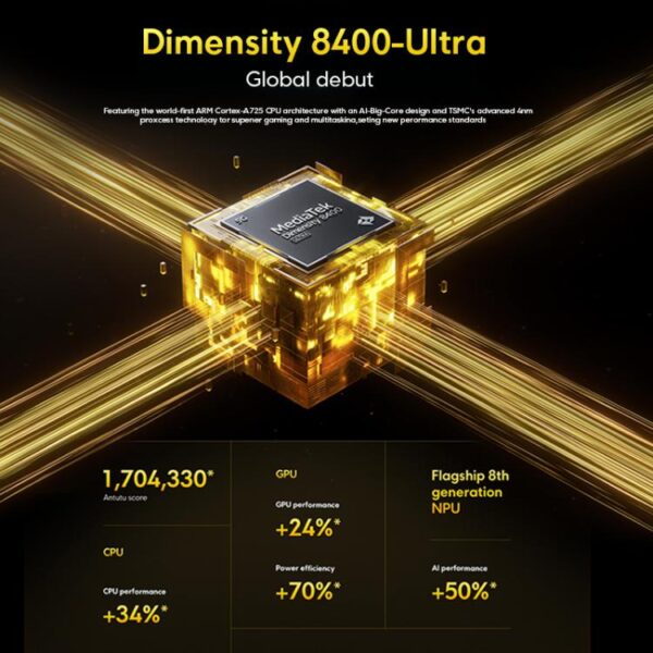 Xiaomi POCO X7 Pro 5G Global, 12 GB + 256 GB, lector de huellas en pantalla, 6,67 pulgadas, Xiaomi HyperOS 2, MediaTek Dimensity 8400-Ultra Octa Core, NFC, red: 5G - Imagen 4