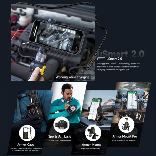 Ulefone Armor 28 Pro Rugged Phone, 16GB+512GB, Night Vision, 10600mAh, 6.67 inch + 1.04 inch Android 15 MediaTek Dimensity 7300 Octa Core, Network: 5G, NFC - Imagen 23