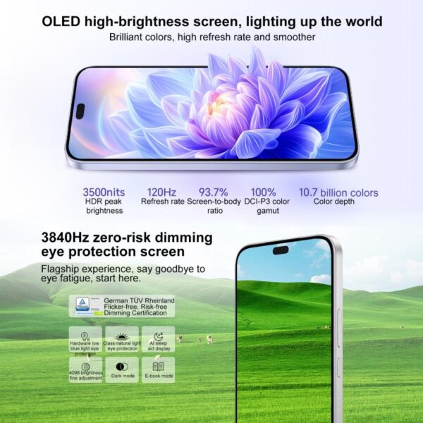Honor X70i, 12GB+256GB, In-screen Fingerprint, 6.7 inch MagicOS 9.0 Android 15.0 Dimensity 7025 Ultra Octa Core, Network: 5G, OTG, NFC - Imagen 5