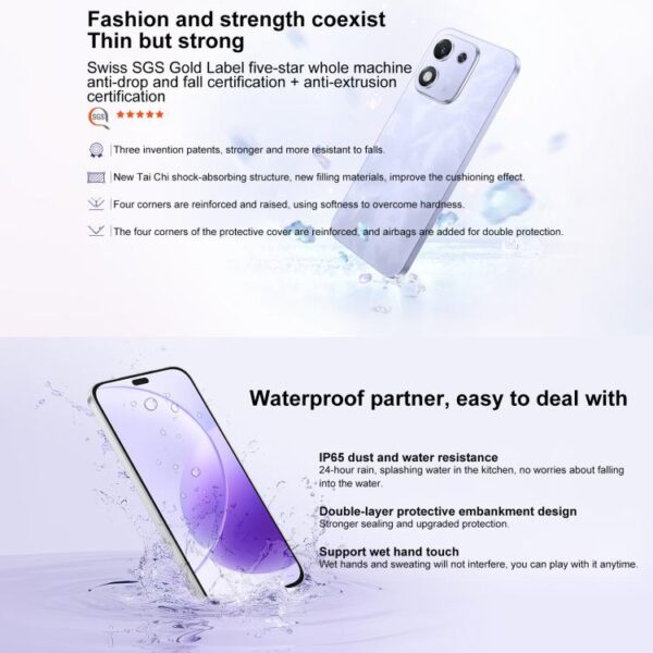 Honor X70i, 12GB+256GB, In-screen Fingerprint, 6.7 inch MagicOS 9.0 Android 15.0 Dimensity 7025 Ultra Octa Core, Network: 5G, OTG, NFC - Imagen 6