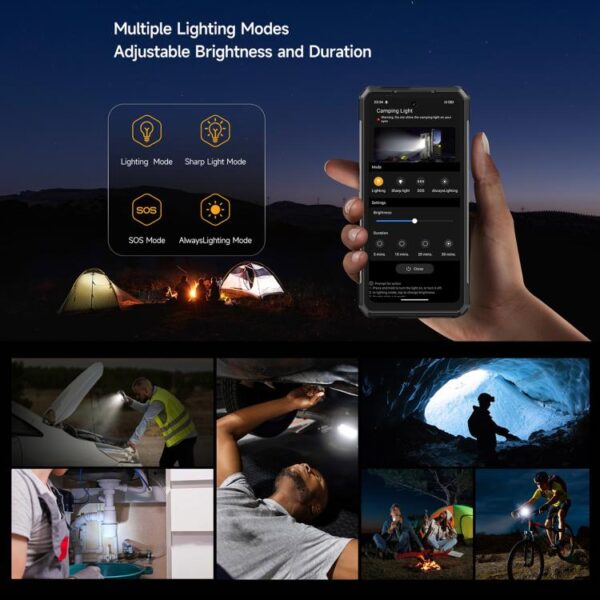 Ulefone Armor 34 Pro, 16GB+512GB, Night Vision, IP68/IP69K Rugged Phone, 6.95 inch Android 15 MediaTek Dimensity 7300 Octa Core, Network: 5G, NFC, OTG - Imagen 12