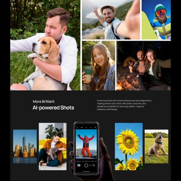 Ulefone Armor 34 Pro, 16GB+512GB, Night Vision, IP68/IP69K Rugged Phone, 6.95 inch Android 15 MediaTek Dimensity 7300 Octa Core, Network: 5G, NFC, OTG - Imagen 19