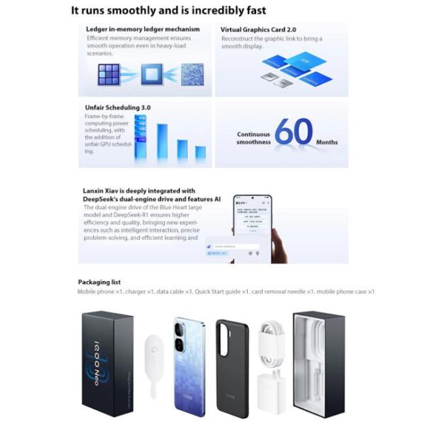 vivo iQOO Neo10 Pro+, 16GB+512GB, Screen Fingerprint, 6.82 inch Android 15 OriginOS 5 Snapdragon 8 Elite Octa Core, OTG, NFC, Network: 5G, Support Google Play - Imagen 18
