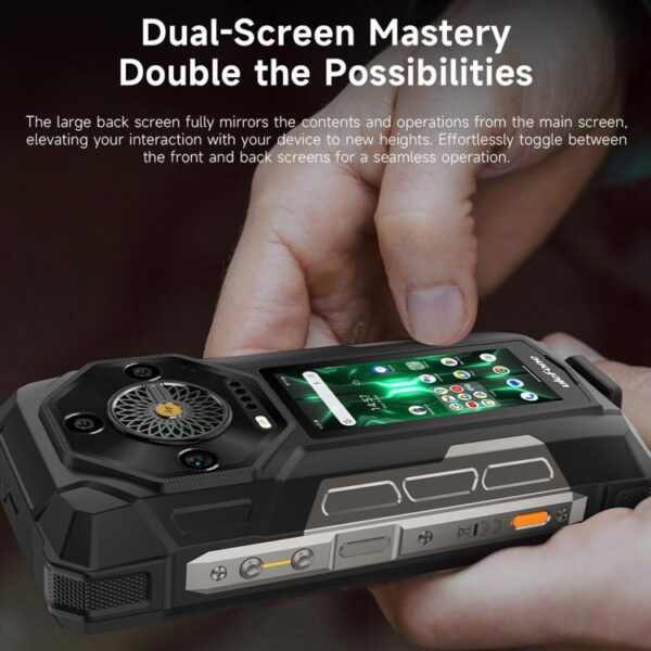 Ulefone Armor 33 Pro Rugged Phone, 16GB+512GB, Night Vision, 6.95 inch + 3.4 inch Dual Screen Android 14 MediaTek Dimensity 7300X Octa Core, Network: 5G, OTG, NFC - Imagen 7