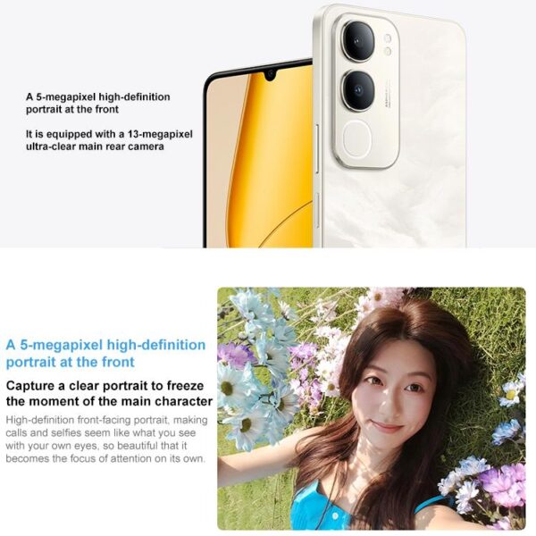 vivo Y50m 5G, 12GB+256GB, Face ID / Side Fingerprint, 6.74 inch Android 15 OriginOS 5 Dimensity 6300 Octa Core, OTG, Network: 5G - Imagen 13
