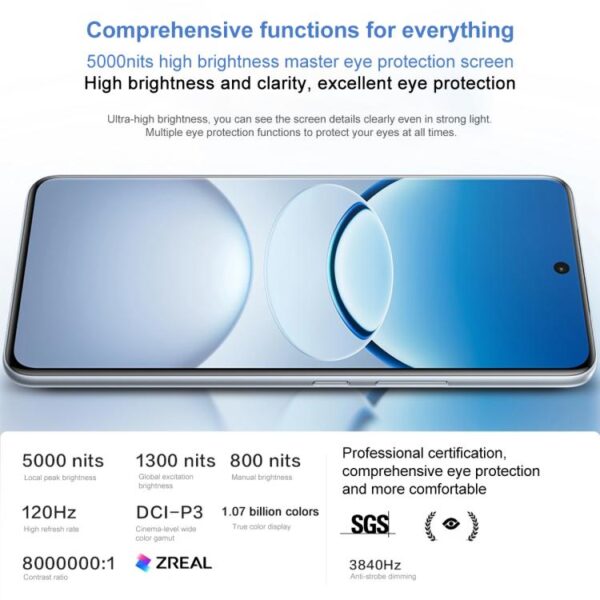 vivo Y300 Pro+, 12GB+256GB, Face ID / Screen Fingerprint, 6.77 inch Android 15 OriginOS 5 Snapdragon 7s Gen 3 Octa Core, OTG, NFC, Network: 5G - Imagen 9
