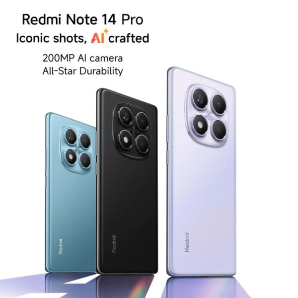 Xiaomi Redmi Note 14 Pro 4G Global, 12 GB + 256 GB, lector de huellas en pantalla, 6,67 pulgadas Xiaomi HyperOS Helio G100-Ultra Octa Core, NFC, red: 4G - Imagen 2