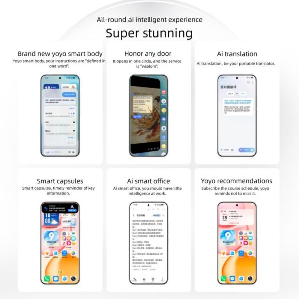 Honor 400, 12GB+512GB, Screen Fingerprint, 6.55 inch MagicOS 9.0 / Android 15 Snapdragon 7 Gen 4 Octa Core, Network: 5G, NFC, OTG - Imagen 17