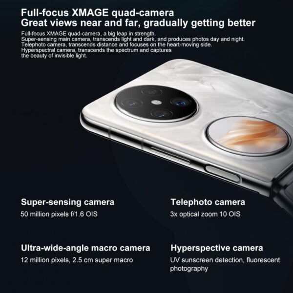 HUAWEI Pocket 2 Premium Edition, 12GB+256GB, 6.94 inch + 1.15 inch HarmonyOS 4.3 Octa Core, OTG, NFC, Not Support Google Play - Imagen 6