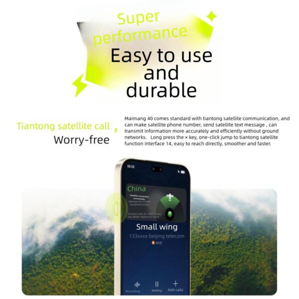 Huawei Maimang 40 5G, 12GB+512GB, 6.7 inch, Network: 5G, OTG, Not Support Google Play - Imagen 8