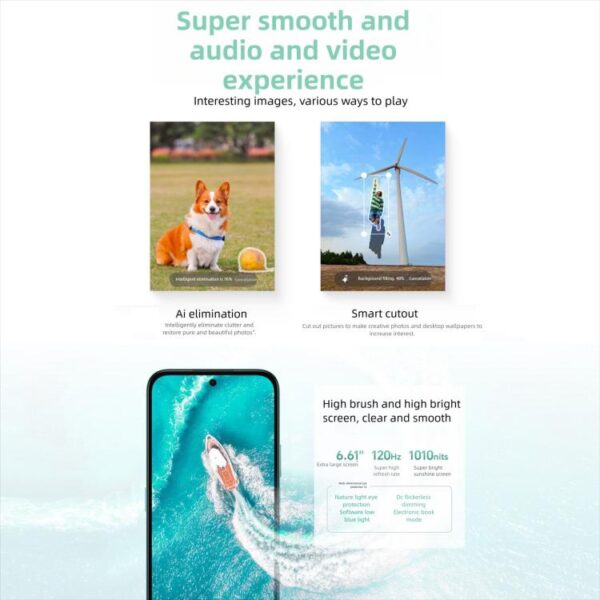 Honor Play10C, 8GB+256GB, Side Fingerprint, 6.61 inch MagicOS 9.0 Android 15 Dimensity 6300 Octa Core, Network: 5G, OTG - Imagen 7