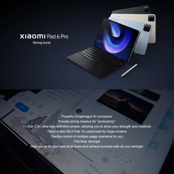 MIUI 14 Qualcomm Snapdragon 8+ 4nm Octa Core hasta 3.2GHz, Cámara frontal HD de 20MP, Batería de 8600mAh - Imagen 3