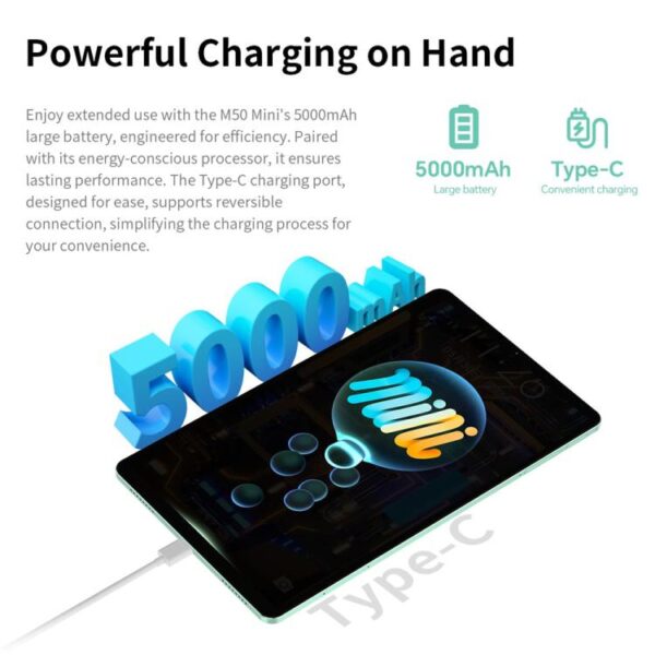 Tableta Teclast M50 Mini WiFi, 4 GB + 128 GB, 8,7 pulgadas, Android 15, Unisoc T606, ocho núcleos - Imagen 21