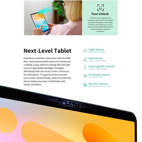 Tableta Teclast M50 Mini WiFi, 4 GB + 128 GB, 8,7 pulgadas, Android 15, Unisoc T606, ocho núcleos - Imagen 23