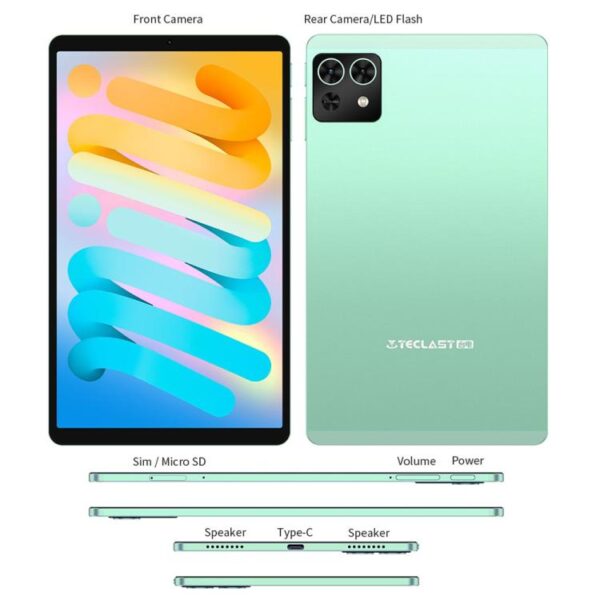 Tableta Teclast M50 Mini WiFi, 4 GB + 128 GB, 8,7 pulgadas, Android 15, Unisoc T606, ocho núcleos - Imagen 24