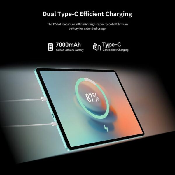 Tableta Teclast P50AI WiFi, 6 GB + 128 GB, 11 pulgadas, Android 15, Allwinner A733, ocho núcleos, con NPU - Imagen 23
