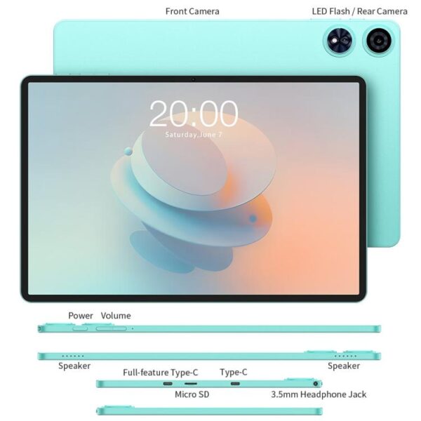 Tableta Teclast P50AI WiFi, 6 GB + 128 GB, 11 pulgadas, Android 15, Allwinner A733, ocho núcleos, con NPU - Imagen 24