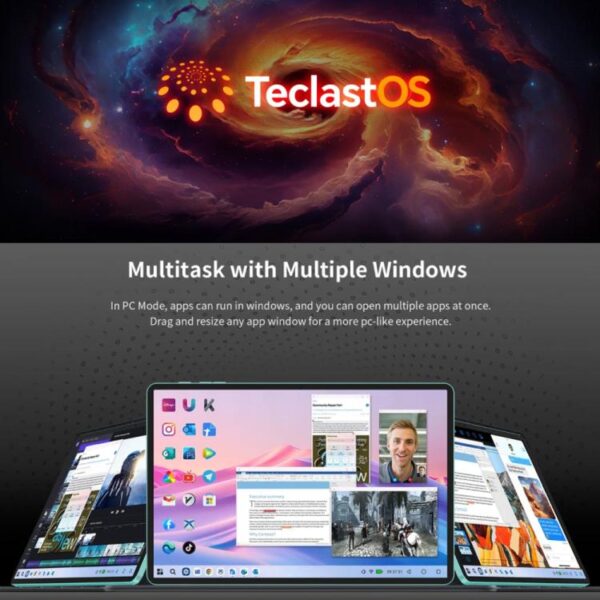 Tableta Teclast P50AI WiFi, 6 GB + 128 GB, 11 pulgadas, Android 15, Allwinner A733, ocho núcleos, con NPU - Imagen 9