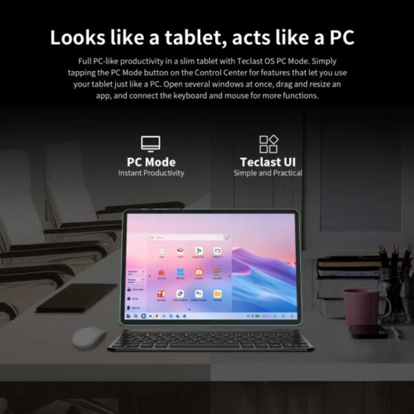 Tableta Teclast P50AI WiFi, 6 GB + 128 GB, 11 pulgadas, Android 15, Allwinner A733, ocho núcleos, con NPU - Imagen 10