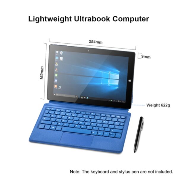 PIPO W10 2 en 1 Tablet PC, 10,1 pulgadas, 6GB + 64GB, SISTEMA DE WINDOWS 10, Intel Gemini Lake N4120 Quad Core Hasta 2.6GHz, sin teclado y lápiz de lápiz, soporte Dual Band WiFi y Bluetooth y TF Card & HDMI, TPL - Imagen 6