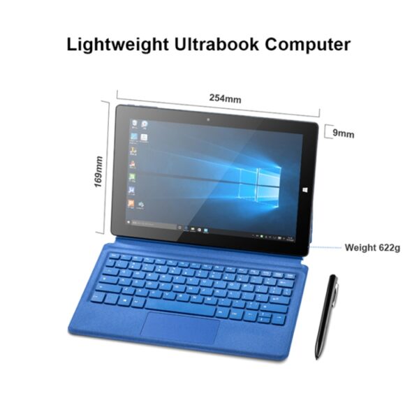 W10 2 en 1 Tablet PC, 10,1 pulgadas, 6GB + 64GB, SISTEMA DE WINDOWS 10, Intel Gemini Lake N4120 Quad Core Hasta 2.6GHz, con teclado y lápiz de lápiz, soporte DUAL BAND WIFI y Bluetooth y TF Card & HDMI, TPL - Imagen 7