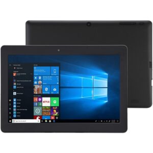Tablet PC ES0MBFQ, 10.1 pulgadas, 4GB + 64GB, Windows 10, Intel Atom Z8300 Quad Core, compatible con tarjeta TF y HDMI y Bluetooth y WiFi dual, enchufe de EE. UU. / UE (negro)