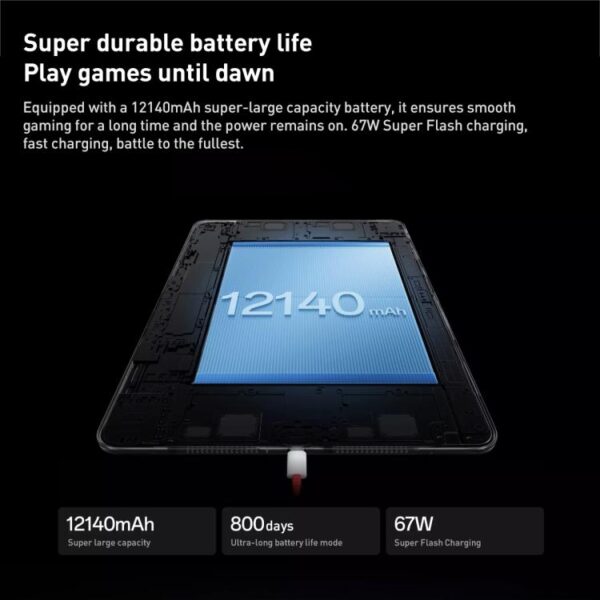 OnePlus Pad 2 Pro 13.2 inch WiFi Tablet PC, 16GB+1TB ColorOS 15.0 Qualcomm Snapdragon 8 Ultra Octa Core CPU - Imagen 5