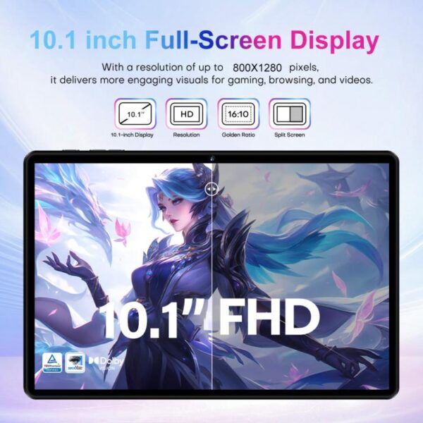 Pad 9 Pro 10.1 inch 4G LTE Tablet PC Combo Set, 4GB+32GB, Android 10 MT6755 Octa Core, with Keyboard / Mouse / Leather Case, UK Plug - Imagen 6