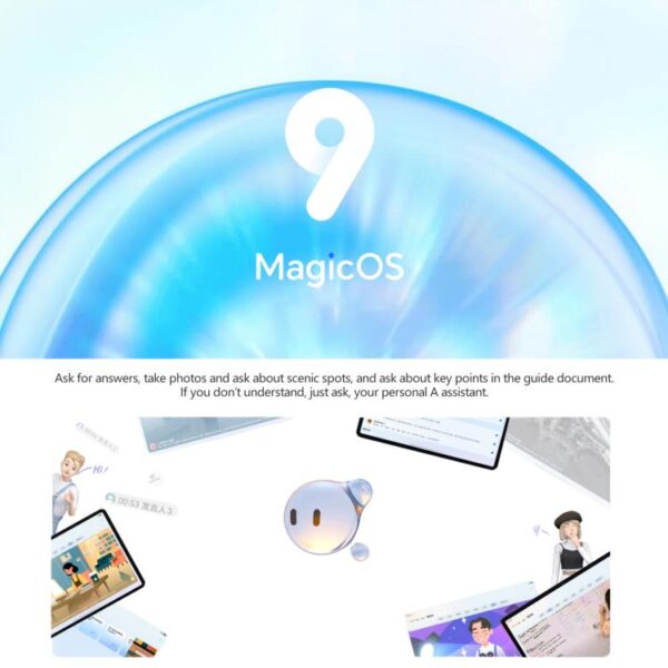 Tableta Honor Pad V9 con pantalla suave y WiFi, 11,5 pulgadas, 8 GB + 256 GB, MagicOS 9.0, dimensión 8350 Ultra Octa Core - Imagen 9